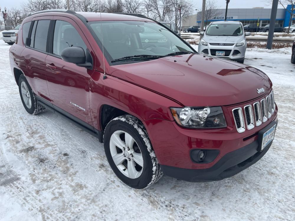 2016 Jeep Compass Sport 4WD (1C4NJDBB8GD) with an 2.4L L4 DOHC 16V engine, located at 434 West Main Street, Anoka, MN, 55303, (763) 576-9696, 45.201759, -93.396706 - Photo #0