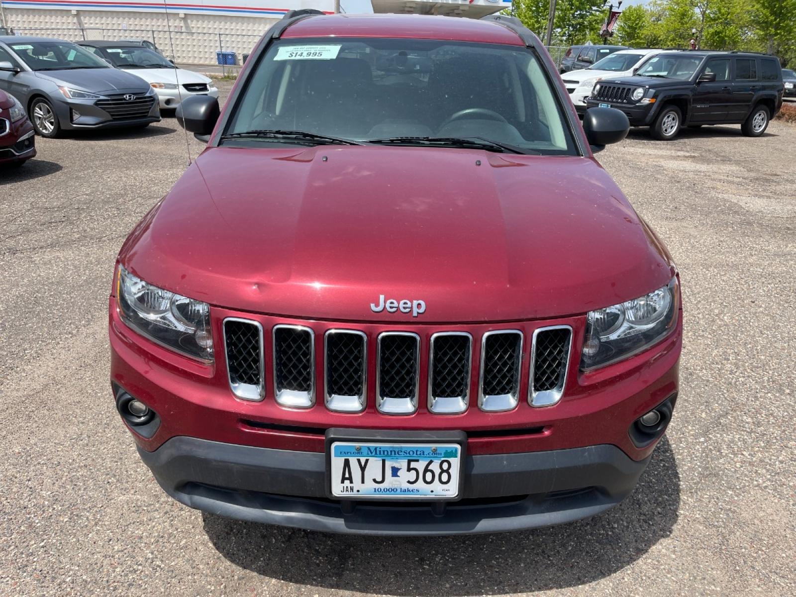 2016 Jeep Compass Sport 4WD (1C4NJDBB8GD) with an 2.4L L4 DOHC 16V engine, AUTOMATIC transmission, located at 434 West Main Street, Anoka, MN, 55303, (763) 576-9696, 45.201759, -93.396706 - Photo #1