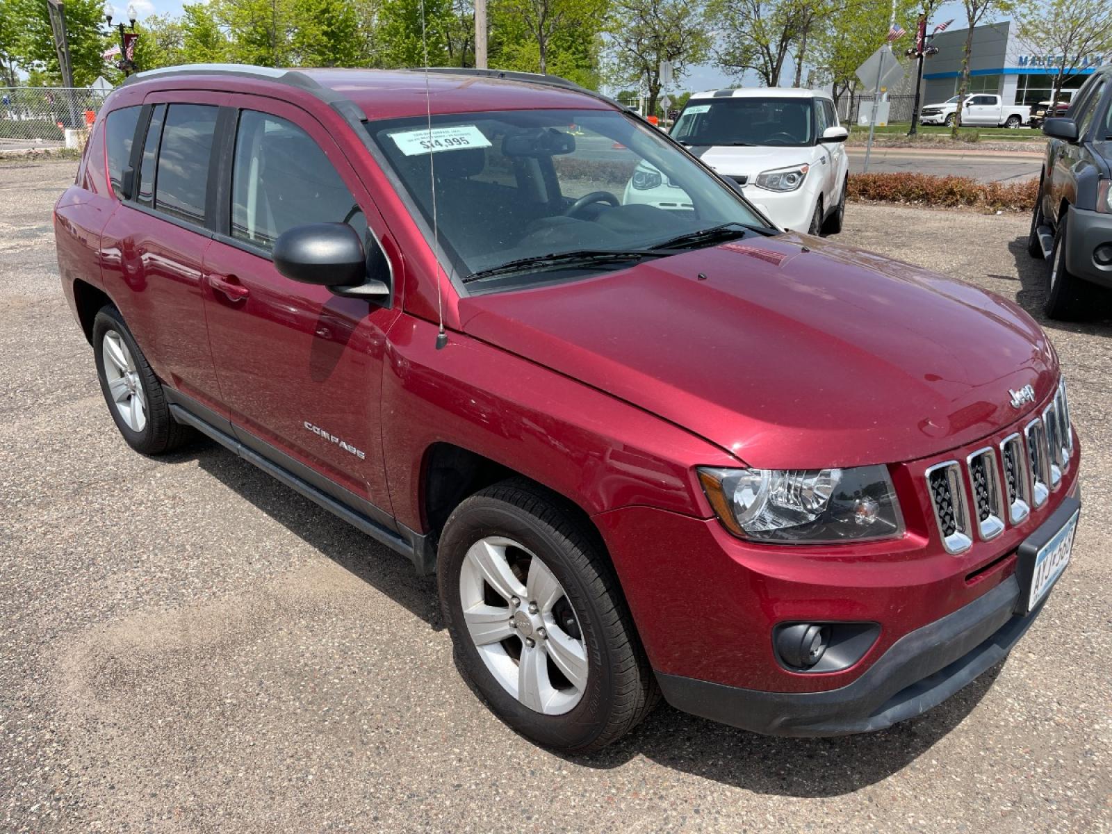2016 Jeep Compass Sport 4WD (1C4NJDBB8GD) with an 2.4L L4 DOHC 16V engine, AUTOMATIC transmission, located at 434 West Main Street, Anoka, MN, 55303, (763) 576-9696, 45.201759, -93.396706 - Photo #2