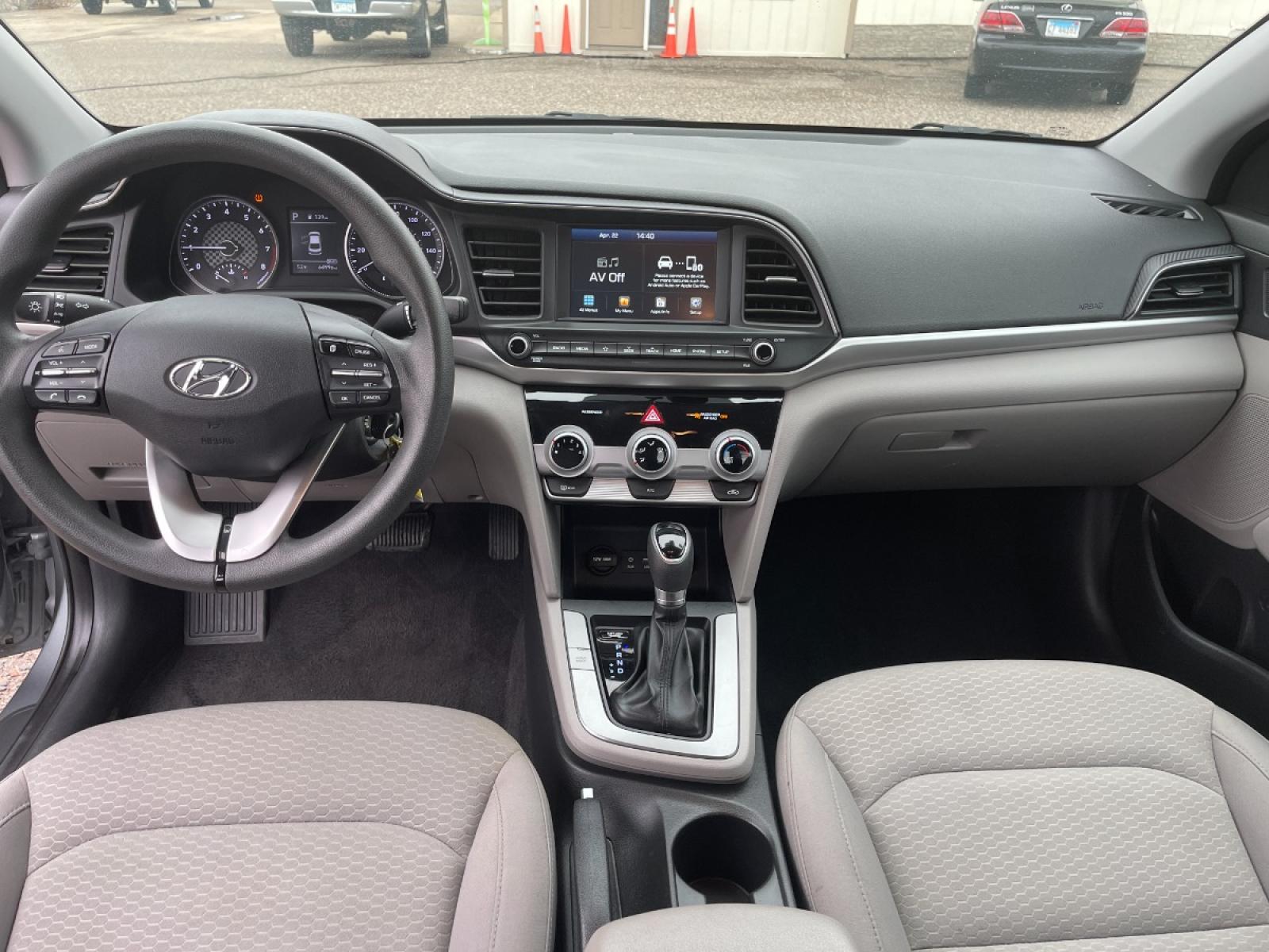 2019 Hyundai Elantra Limited (KMHD84LFXKU) with an 1.8L L4 DOHC 16V engine, AUTOMATIC transmission, located at 434 West Main Street, Anoka, MN, 55303, (763) 576-9696, 45.201759, -93.396706 - 2 OWNER / NO ACCIDENTS MULTI-POINT 