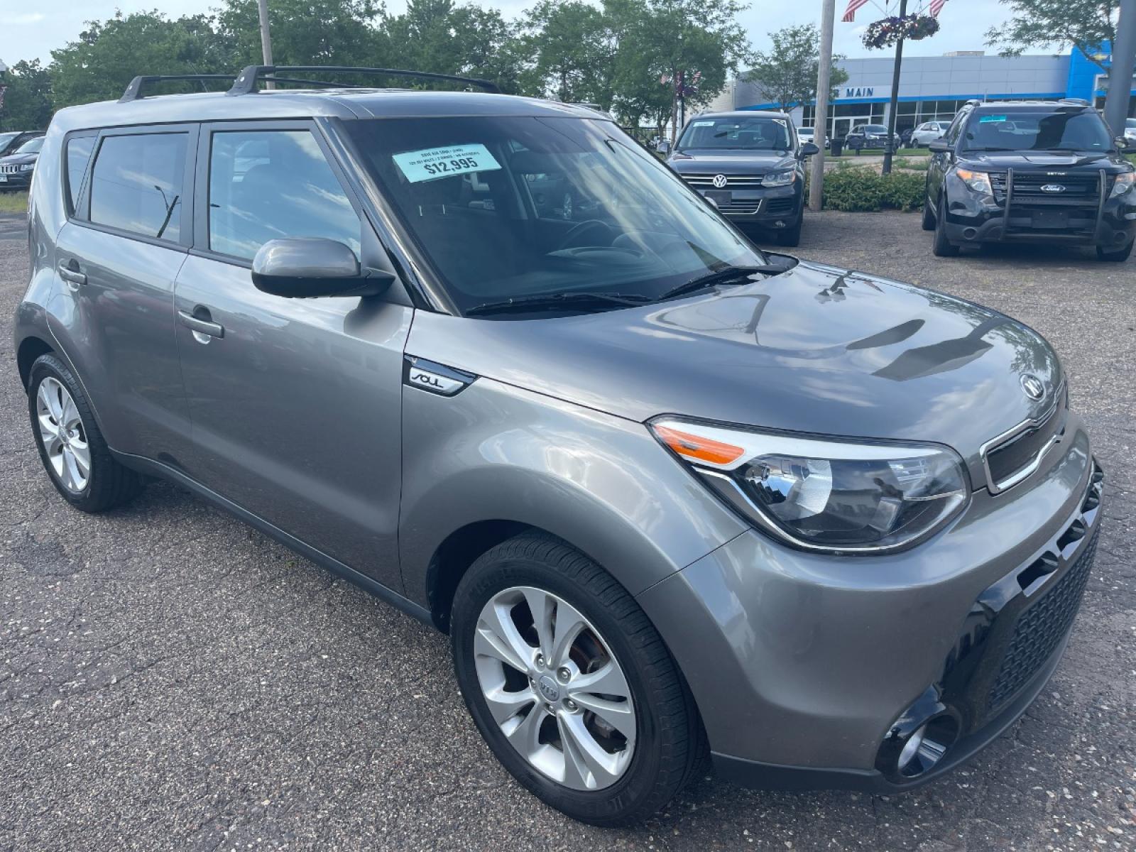 2016 Kia Soul + (KNDJP3A50G7) with an 2.0L L4 DOHC 16V engine, AUTOMATIC transmission, located at 434 West Main Street, Anoka, MN, 55303, (763) 576-9696, 45.201759, -93.396706 - 2 OWNER / NO ACCIDENTS MULTI-POINT "PERFORMANCE" INSPECTION PERFORMED: Transmission/clutch, Engine performance, Brakes, Steering, Heater/Air Conditioning, Instruments/Controls, Headlights/fog lights, Brake/back-up lights, Interior/warning lights, Turn signals/flashers MULTI-POINT "UNDER HOOD" - Photo #2