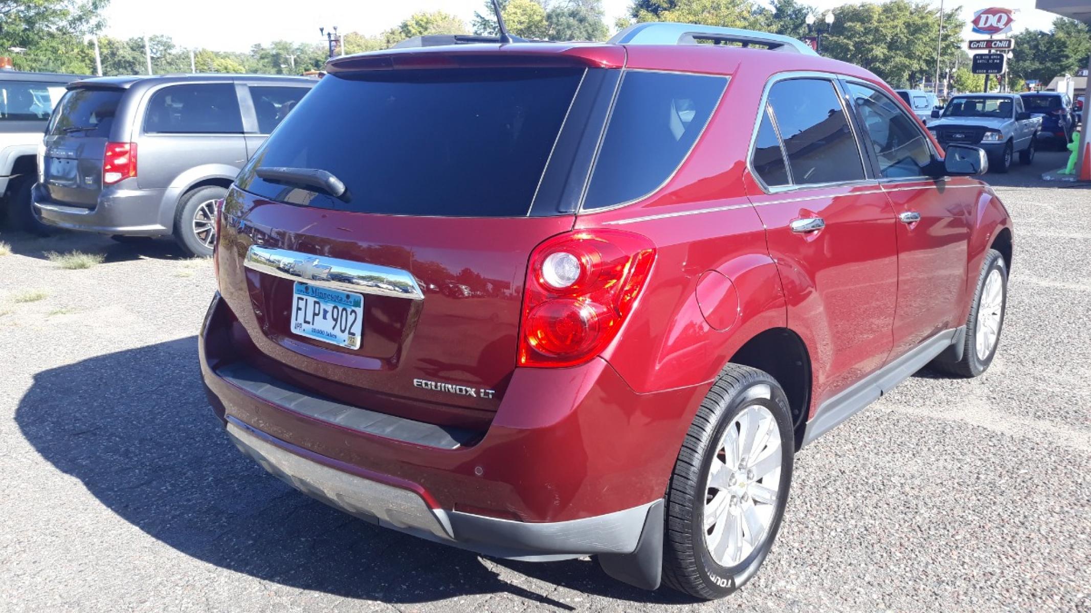 2011 RED /GRAY Chevrolet Equinox 2LT 2WD (2CNALPEC0B6) with an 2.4L L4 DOHC 16V engine, 6-Speed Automatic transmission, located at 434 West Main Street, Anoka, MN, 55303, (763) 576-9696, 45.201759, -93.396706 - 2 OWNER MULTI-POINT "PERFORMANCE" INSPECTION PERFORMED: Transmission/clutch, Engine performance, Brakes, Steering, Heater/Air Conditioning, Instruments/Controls, Headlights/fog lights, Brake/back-up lights, Interior/warning lights, Turn signals/flashers MULTI-POINT "UNDER HOOD" INSPECTION PE - Photo #4