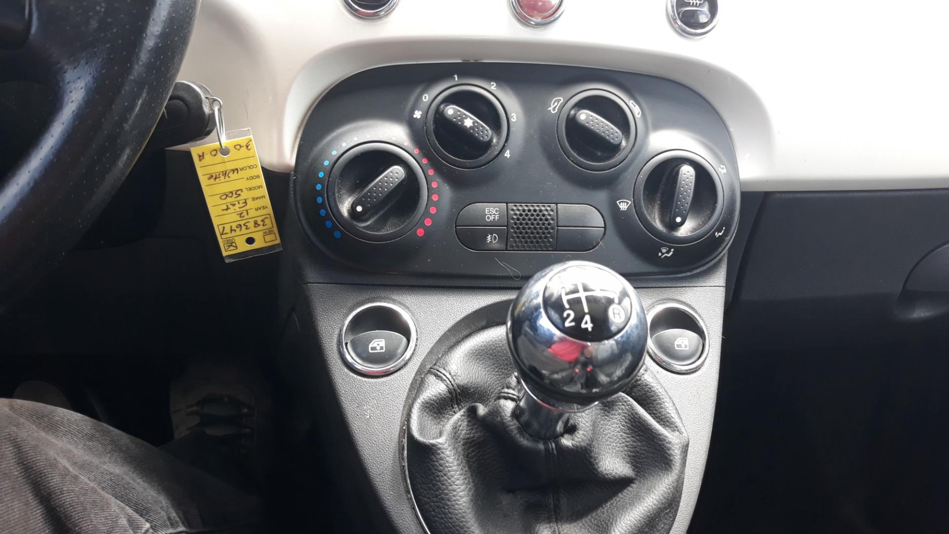 2012 WHITE /BLACK Fiat 500 (3C3CFFBR3CT) with an 1.4 engine, 5 SPEED MANUAL transmission, located at 434 West Main Street, Anoka, MN, 55303, (763) 576-9696, 45.201759, -93.396706 - 2012 FIAT 500, 3DOOR HATCHBACK, 141,024 MILES, 5 SPEED MANUAL TRANSMITION. Air Conditioning; Power Windows; Power Locks; Power Steering; Tilt Wheel; AM/FM CD/MP3; Satellite; Immobilizer; Keyless Entry; Daytime Running Lights; Dual Front Airbags; Side Airbags; Head Airbags; Rear Head Airbags; Active - Photo#10