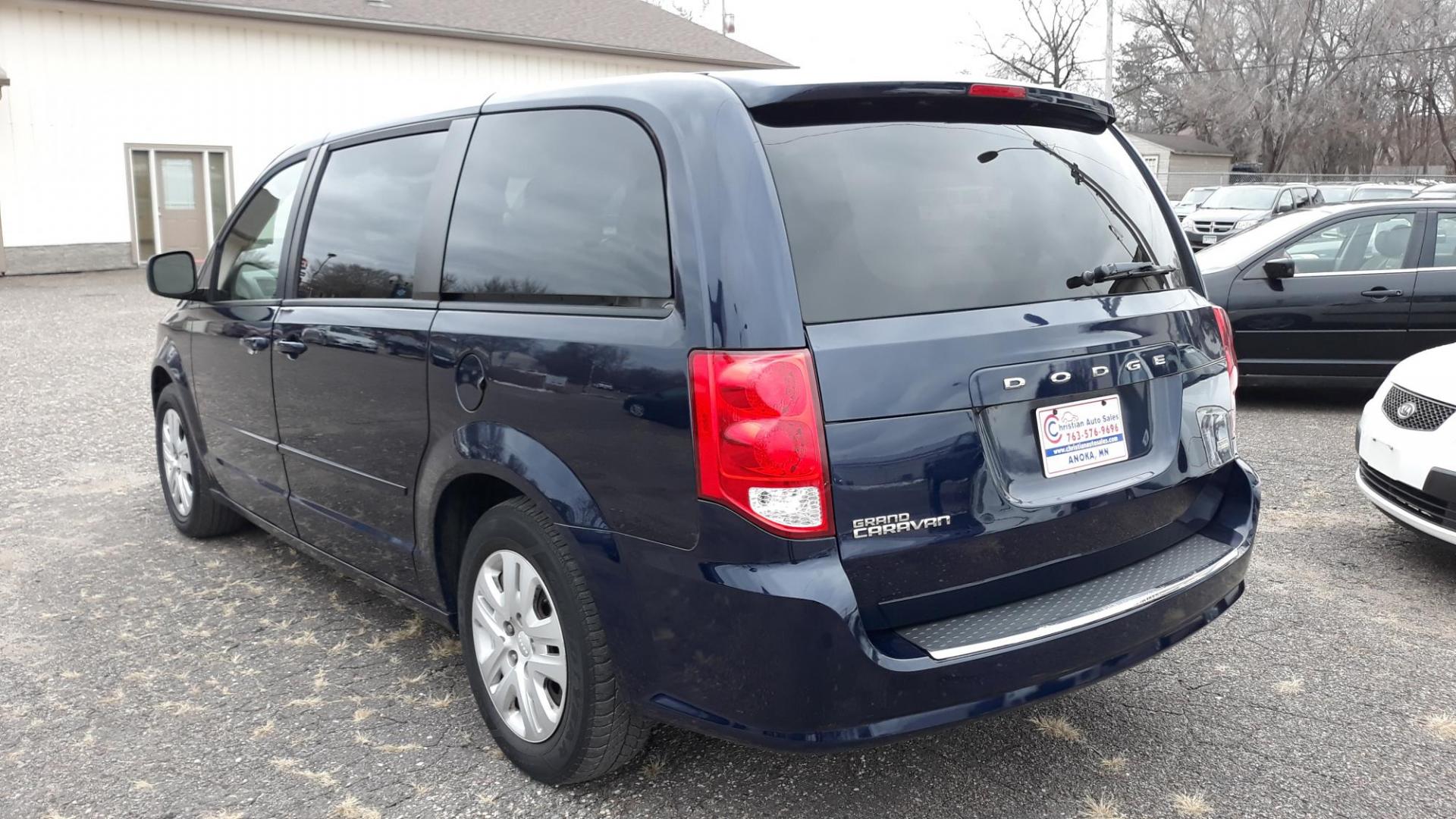 2014 Blue /TAN Dodge Grand Caravan SE (2C4RDGBG5ER) with an 3.6L V6 DOHC 24V engine, 6-Speed Automatic transmission, located at 434 West Main Street, Anoka, MN, 55303, (763) 576-9696, 45.201759, -93.396706 - 2014 DODGE GRAND CARAVAN SE, ONE OWNER, 126444 MILES, Air Conditioning; Power Windows; Power Locks; Power Steering; Tilt Wheel; AM/FM CD/MP3; Satellite; AM/FM CD/DVD; Sentry Key; Keyless Entry; Alarm; Available; Dual Front Airbags; Side Airbags; Head Airbags; Rear Head Airbags; Active Seatbelts; All - Photo#8