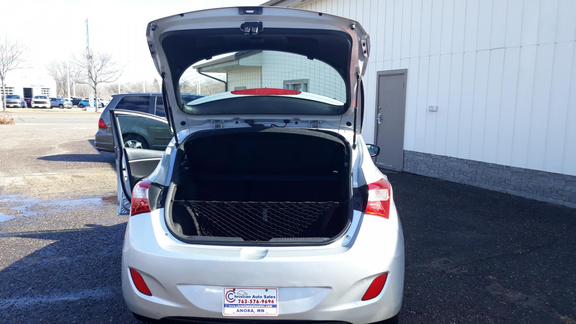 2014 SILVER /BLACK Hyundai Elantra GT A/T (KMHD35LH1EU) with an 2.0L L4 16V DOHC engine, 6-Speed Automatic transmission, located at 434 West Main Street, Anoka, MN, 55303, (763) 576-9696, 45.201759, -93.396706 - Photo#14